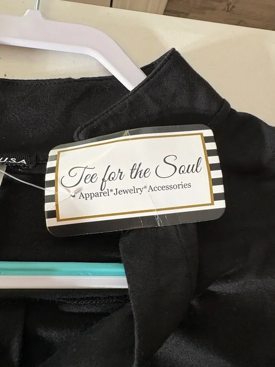 HEIMISH USA Black V-Neck Belted Mini Dress 1306 - Picture 8 of 10